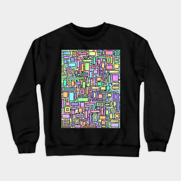 ABSTRACT Geometric Crewneck Sweatshirt by SartorisArt1